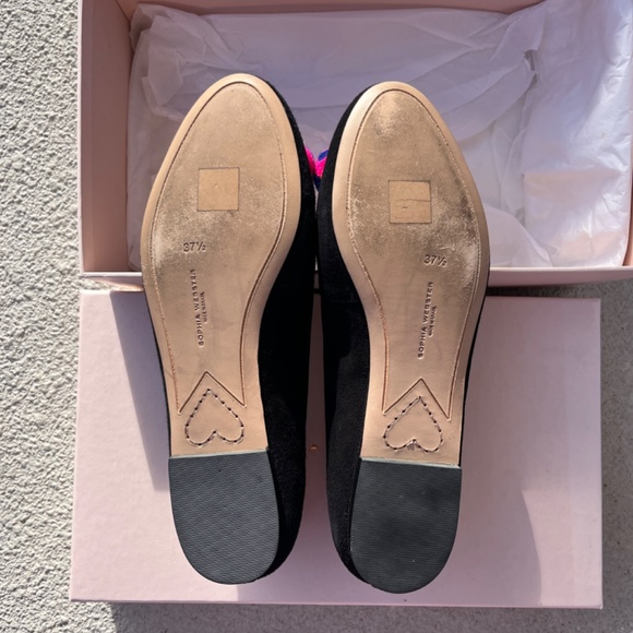 SOPHIA WEBSTER Bo Pom Pom Ballet Flats - Size 37.5 - Picture 2 of 5